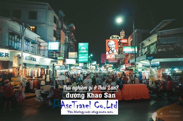 Đường Khao San Thai Lan